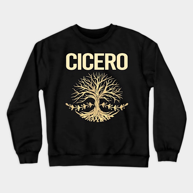 Nature Tree Of Life Cicero Crewneck Sweatshirt by flaskoverhand